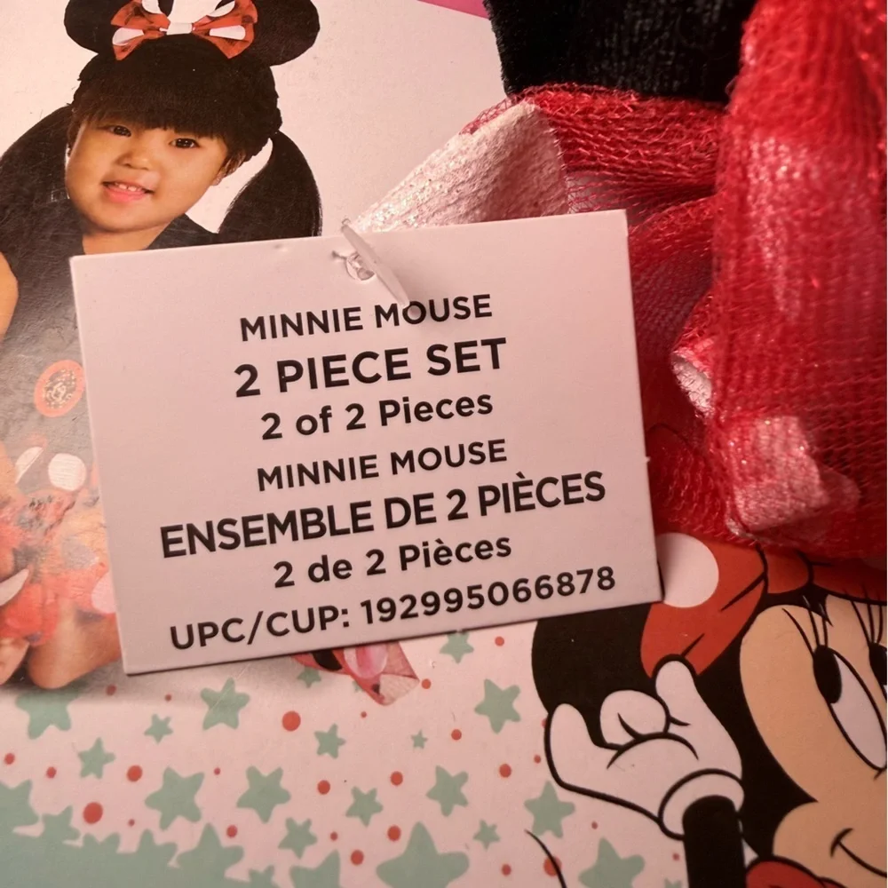 Disney Minnie Mouse Baby Costume - Black and Red - Picture 3 of 4
